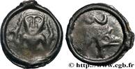 FRANCE Potin au personnage de face, classe II GALLIA BELGICA - REMI (Area of Reims) Reims (51) c. 60-40 AC. (22mm, 3,71g, 9h) -