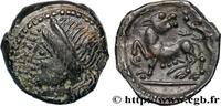 FRANCE Bronze PIXTILOS classe II à la louve et au lézard GALLIA - CARNUTES (Beauce area) Chartres (28) c. 40-30 AC. (17mm, 3,70g, 1h) -