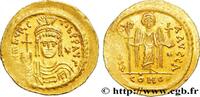 THE EMPIRE FROM ANASTASIUS TO MAURICE TIBERIUS (49 Solidus de poids léger (23 siliques) MAURICE TIBERIUS Constantinople 583-601 (21mm, 4,30g, 7h) -