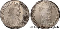 FRANCE Écu de Béarn, portrait apollinien LOUIS XIV THE SUN KING Pau 1665 (39mm, 27,1g, 6h) -