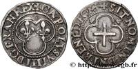 FRANCE Essai du denier tournois en argent CHARLES IX Lyon n.d. (19mm, 1,29g, 1h) -