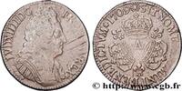 FRANCE Écu aux trois couronnes LOUIS XIV THE SUN KING Paris 1709 (41,5mm, 30,04g, 6h) -