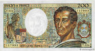 200 Francs MONTESQUIEU 1984 FRANKREICH FRANKREICH 200 Francs MONTESQUIEU 1984 fST+ fST+