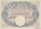 FRANCE 50 Francs BLEU ET ROSE FRANCE 50 Francs BLEU ET ROSE 1927 XF- -