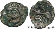 FRANCE Bronze au cheval et au sanglier GALLIA - AULERCI EBUROVICES (Area of Évreux) Évreux (27) c.60-50 AC. (18mm, 2,26g, 3h) -