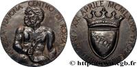 FRANCE Médaille, Piazza Navone MONUMENTS Italie, Rome 1969 (49,5mm, 51,79g, 12h) -