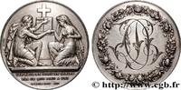 FRANCE Médaille de mariage, Évangile de St Mathieu AMOUR ET MARIAGE 1902 (39mm, 24,79g, 12h) -