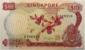 SINGAPORE 10 Dollars SINGAPORE 10 Dollars 1973 XF+ -