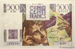 FRANCE 500 Francs CHATEAUBRIAND FRANCE 500 Francs CHATEAUBRIAND 1945 XF+ -