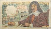 FRANCE 100 Francs DESCARTES FRANCE 100 Francs DESCARTES 1942 F+ -