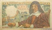 FRANCE 100 Francs DESCARTES FRANCE 100 Francs DESCARTES 1942 F -