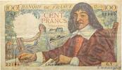 FRANCE 100 Francs DESCARTES FRANCE 100 Francs DESCARTES 1942 F -