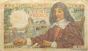 FRANCE 100 Francs DESCARTES FRANCE 100 Francs DESCARTES 1942 F -