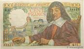 FRANCE 100 Francs DESCARTES FRANCE 100 Francs DESCARTES 1942 VF -