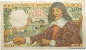 FRANCE 100 Francs DESCARTES FRANCE 100 Francs DESCARTES 1942 F+ -