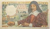 FRANCE 100 Francs DESCARTES FRANCE 100 Francs DESCARTES 1942 VF -