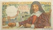 FRANCE 100 Francs DESCARTES FRANCE 100 Francs DESCARTES 1942 F+ -