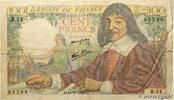 FRANCE 100 Francs DESCARTES FRANCE 100 Francs DESCARTES 1942 F- -