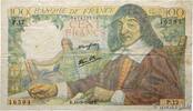 FRANCE 100 Francs DESCARTES FRANCE 100 Francs DESCARTES 1942 F -