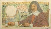 FRANCE 100 Francs DESCARTES FRANCE 100 Francs DESCARTES 1942 F -