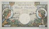 FRANCE 1000 Francs COMMERCE ET INDUSTRIE FRANCE 1000 Francs COMMERCE ET INDUSTRIE 1944 UNC- -