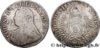 FRANCE Écu aux branches d'olivier, buste habillé LOUIS XV THE BELOVED Pau 1735 (40,5mm, 28,68g, 6h) -