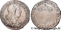 FRANCE Demi-écu, portrait apollinien LOUIS XIV THE SUN KING Rennes 1663 (32,5mm, 13,54g, 6h) -