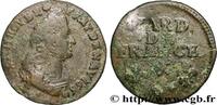 FRANCE Liard, 3e type, buste âgé LOUIS XIV THE SUN KING Aix-en-Provence 1699 (21mm, 3,40g, 6h) -