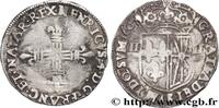 FRANCE Quart d'écu de Navarre HENRY IV Saint-Palais 1607 (29,5mm, 9,40g, 8h) -