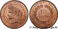 FRANCE 10 centimes Cérès III REPUBLIC Paris 1895 (30mm, 9,85g, 6h) -