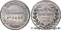 FRANCE Essai Société du métal Alexandra au module de 10 c III REPUBLIC Paris n.d. (30mm, 2,83g, 12h) -