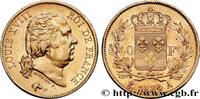 FRANCE 40 francs or Louis XVIII LOUIS XVIII Paris 1824 (26mm, 12,83g, 6h) -