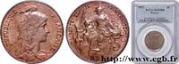FRANCE 5 centimes Daniel-Dupuis III REPUBLIC 1915 (25mm, 5g, 6h) -