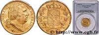 FRANCE 20 francs or Louis XVIII, tête nue LOUIS XVIII Paris 1819 (21mm, 6,45g, 6h) -