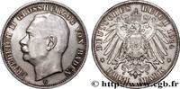 GERMANY - BADEN 3 Mark Frédéric II GERMANY - BADEN Karlsruhe 1914 (33mm, 16,69g, 12h) -
