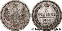RUSSIA 5 Kopecks aigle bicéphale RUSSIA Saint-Petersbourg 1850 (15mm, 0,98g, 12h) -