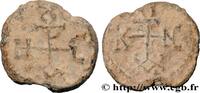 THE HERACLIUS DYNASTY (602-717) Sceau en plomb BYZANTIUM - SIGILLOGRAPHY Constantinople Ve-VIIIe siècle (20mm, 7,17g, 6h) -
