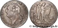 FRANCE Écu dit au génie, type FRANÇOIS LOUIS XVI Paris 1792 (38,5mm, 29,07g, 6h) -