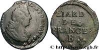 FRANCE Liard, 3e type, buste âgé LOUIS XIV THE SUN KING Rouen 1699 (21mm, 3,66g, 6h) -