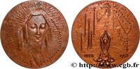 FRANCE Médaille, Vierge Marie, Centenaire des apparitions MÉDAILLES RELIGIEUSES Monnaie de Paris 1958 (60,5mm, 76,29g, 12h) -