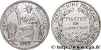 FRENCH INDOCHINA 1 Piastre de Commerce FRENCH INDOCHINA Paris 1907 (39mm, 26,99g, 6h) -