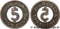 CHINA - FRENCH CHINESE TERRITORIES Bon pour 5 Cents The China General Omnibus Co Ltd CHINA - FRENCH CHINESE TERRITORIES N.D. (1926) (20mm, 2,30g, 12h) -