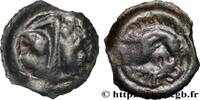 FRANCE Potin OYINDIA à la tête janiforme GALLIA BELGICA - LINGONES (Area of Langres) c. 80-50 AC. (18mm, 3,46g, 9h) -