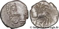 FRANCE Denier KALETEDOY, au delta renversé GALLIA BELGICA - LINGONES (Area of Langres) c. 80-50 AC. (12mm, 1,78g, 7h) -