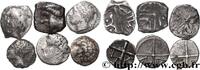 FRANCE Lot de 6 oboles Gallia Ier siècle avant J.-C. (mm, g, h) -
