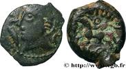FRANCE Bronze VIIRICIVS, classe I GALLIA BELGICA PAGUS CATUSLUGI - Sanctuary of BOIS L'ABBÉ (Seine-Maritime) c. 50-40 AC. (17,5mm, 2,80g, 5h) -