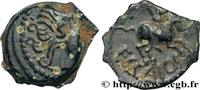 FRANCE Bronze ECCAIOS, au cavalier PARISII (Area of Paris) Paris (75) c. 40-30 AC. (14,5mm, 3,65g, 7h) -