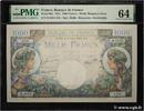 FRANCE 1000 Francs COMMERCE ET INDUSTRIE FRANCE 1000 Francs COMMERCE ET INDUSTRIE 1944 UNC- -