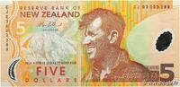 NEW ZEALAND 5 Dollars NEW ZEALAND 5 Dollars 2003 UNC -
