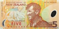 NEW ZEALAND 5 Dollars NEW ZEALAND 5 Dollars 2004 UNC- -